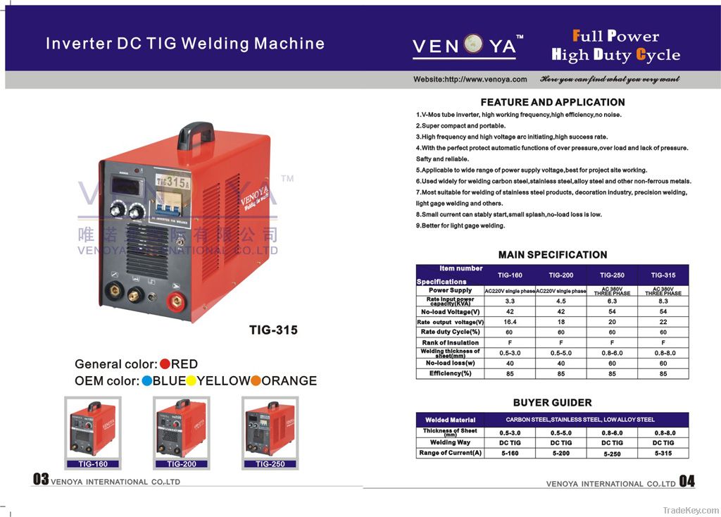 inverter MIG welding machine