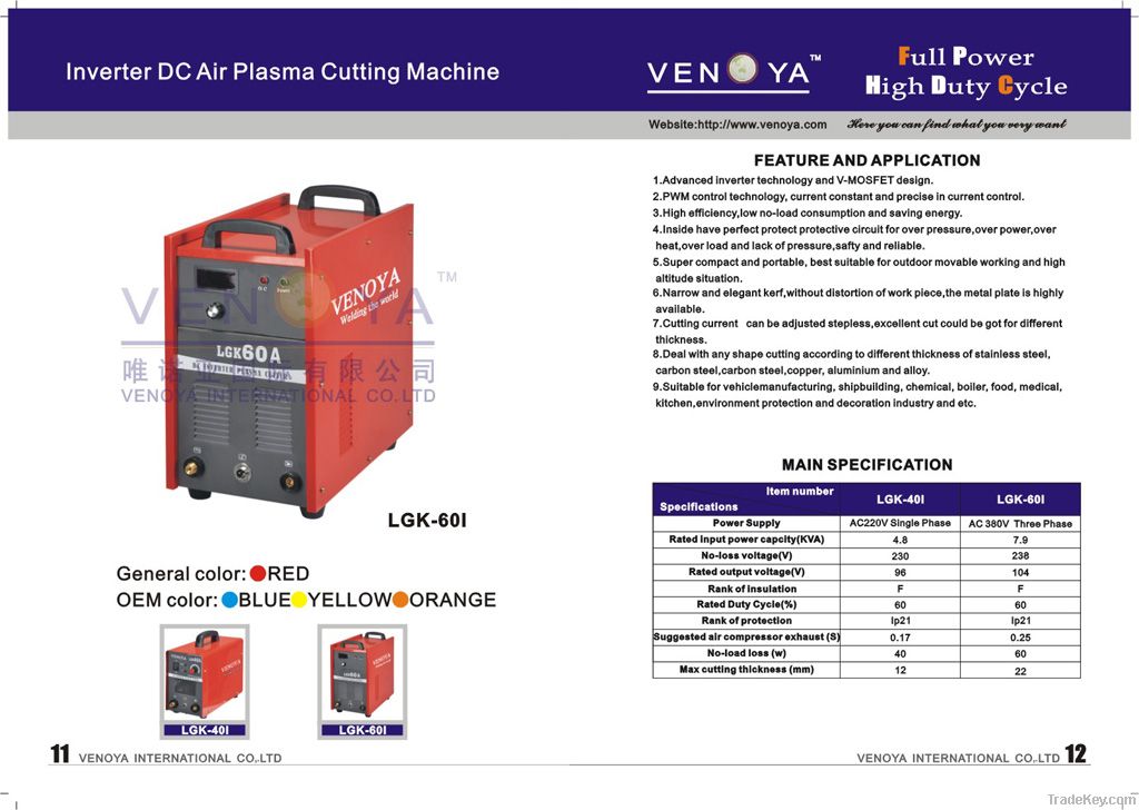 Inverter Air Plasma Cutting Machine