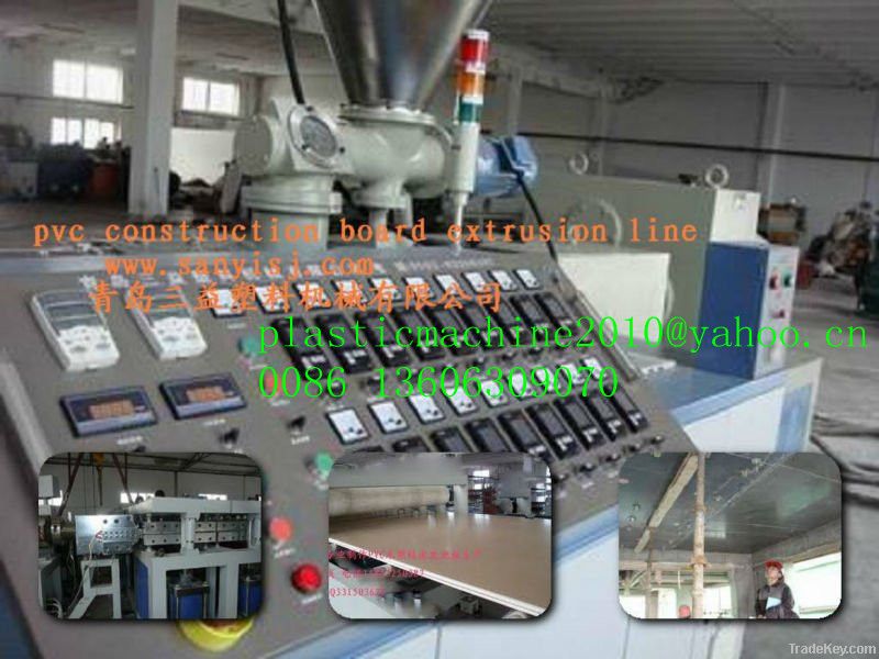 pvc foam board extrusion line