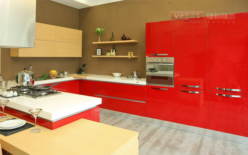 Modern Lacquer Kitchen Cabinet