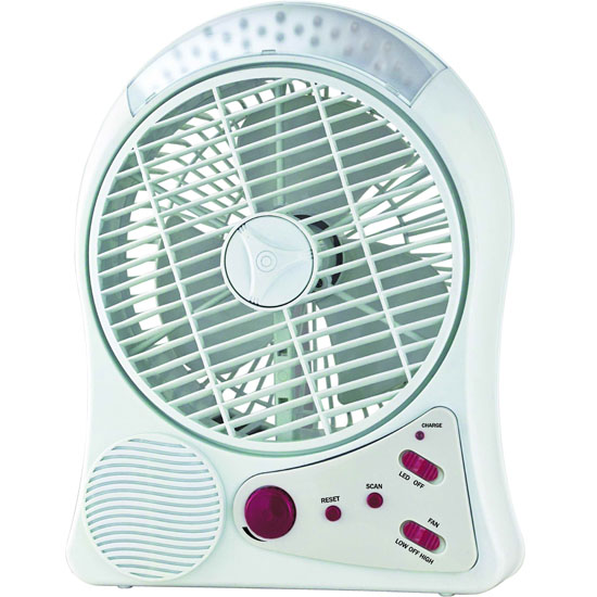 rechargeable fan light