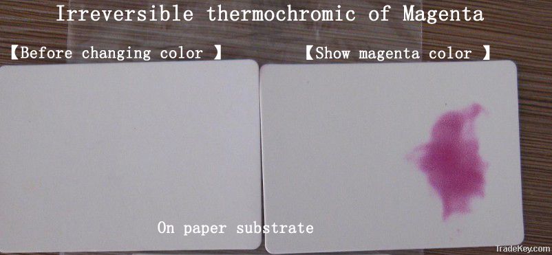 Irreversible thermochromic (NewColorChem)