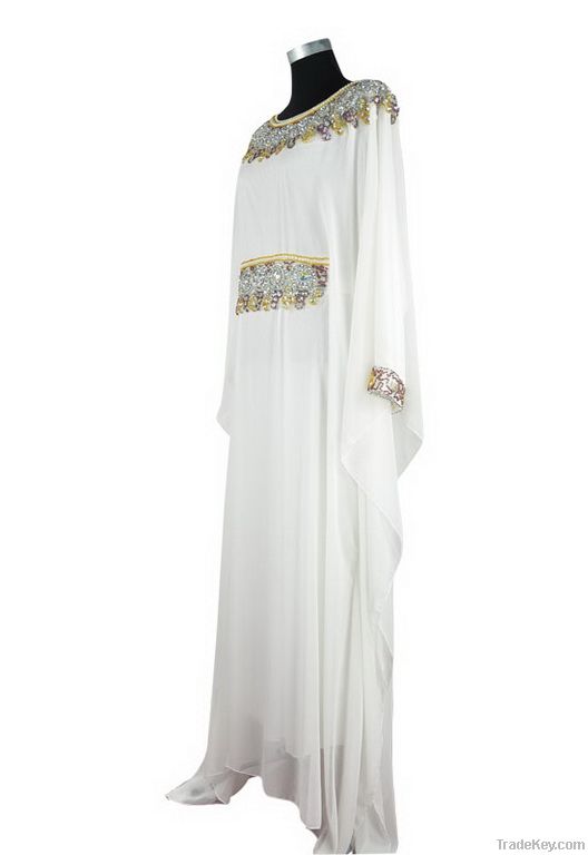 White Jalabiya Dress