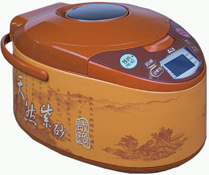 purple clay rice cooker