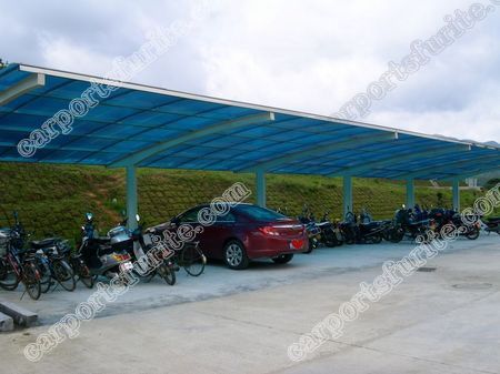 aluminum frame garden carport, automobile rain shelter, bicycle port