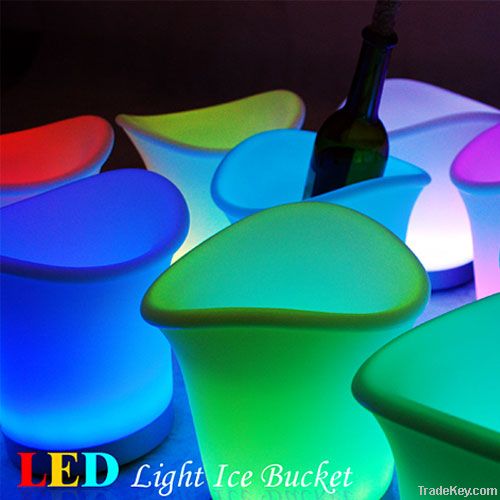 LED ice bucket , led ice pail , color changing