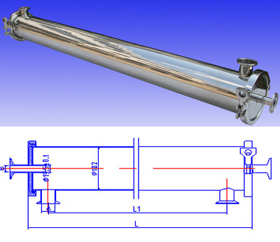 8'' Stainless steel membrane housing