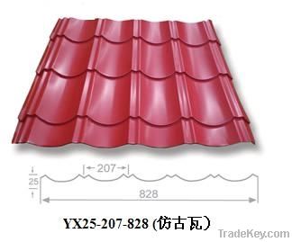 YX25-207-828 corrugated steel sheet