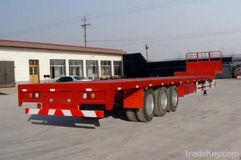 80T Wheelloader Carrier Low Bed Trailer