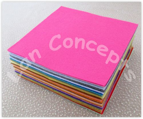 DIY Polyester Felt Fabric Nonwoven Sheet for Craft Work 