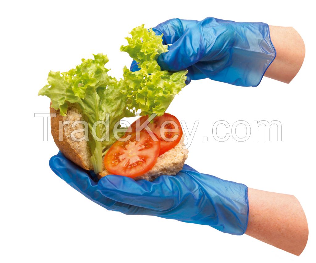 Food grade M4.5g PVC GLOVES Vinyl gloves