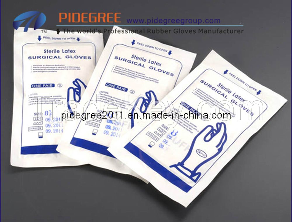 Latex Surgical Gloves Sterile Medical Disposable