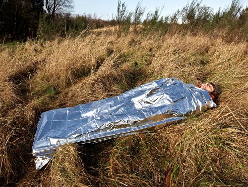 emergency foil blanket