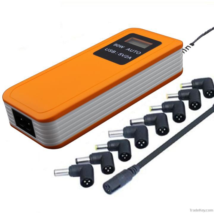 90W AUTO UNIVERSAL LAPTOP ADAPTER