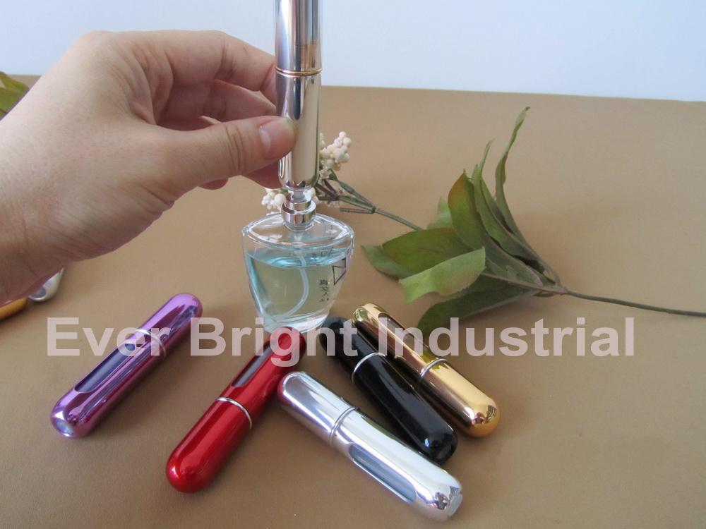 Aluminum perfume bottle