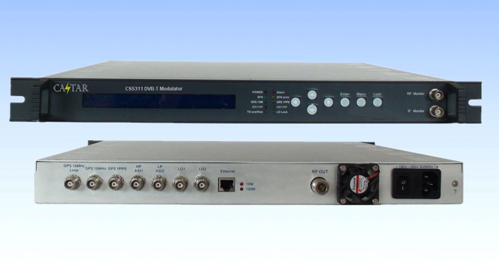 Digital TV QAM/QPSK/COFDM Modulator, TS converter, CATV Headend.