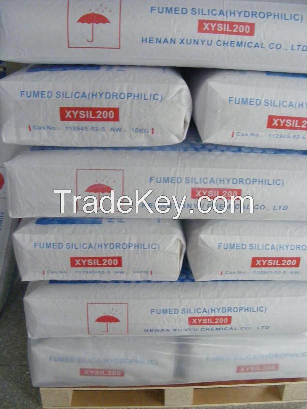 fumed silica, hydrophobic fumed silica, pyrogenic silica