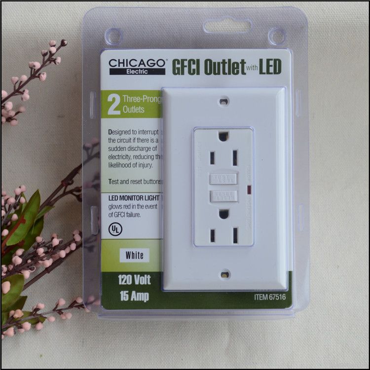 UL certificate 220V GFCI duplex receptacle