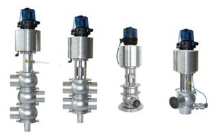 Mix proof valves.