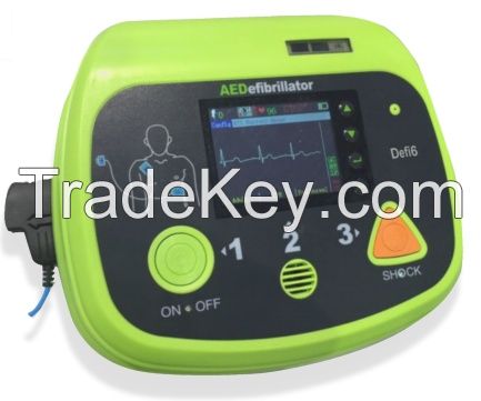 Automatic External defibrillator with Biphasic &amp;amp; Monitor Defi 6