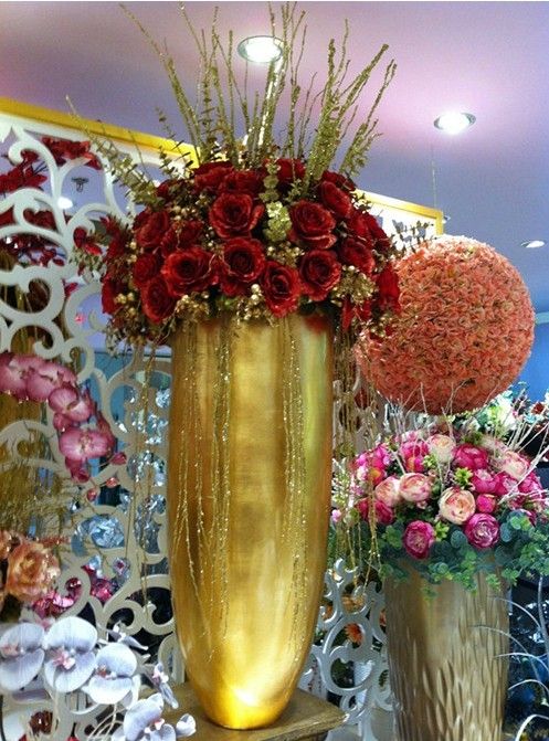 large tall ceramic flower vase home decoration vintage style