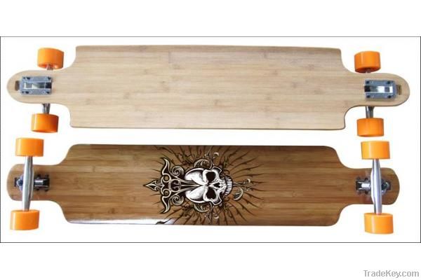 40.5x9.25&quot; bamboo skateboard