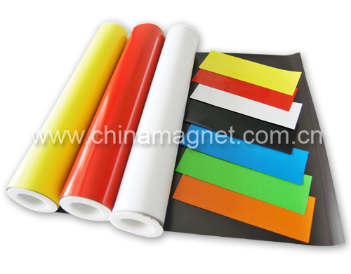 Flexible magnetic sheeting