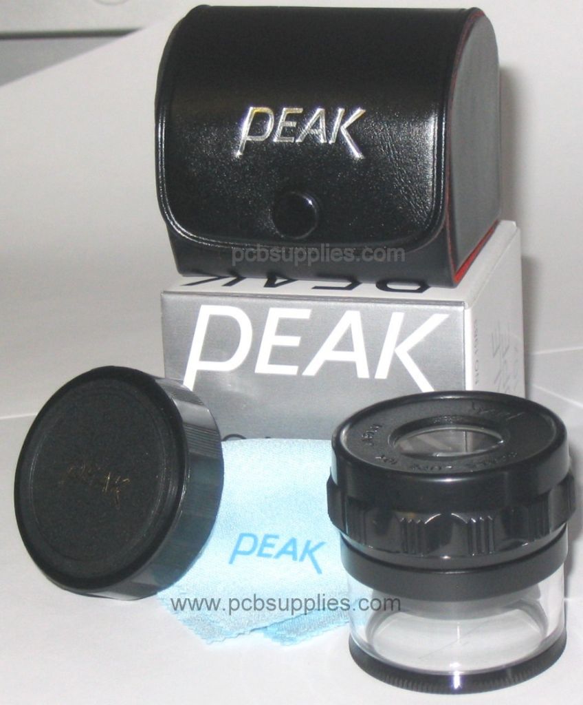 Peak 10X 32mm Measuring Magnifier Loupe w/ Scale