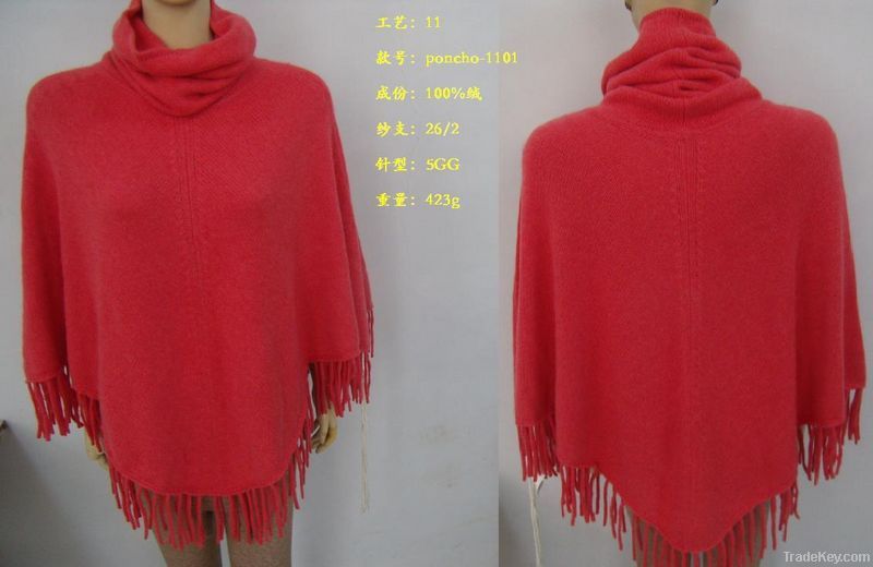 cashmere poncho