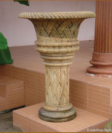 Marble Stone Flower Pot