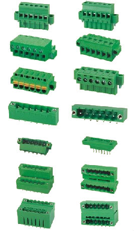 Plug-in pluggable terminal block rising clamp ROHS, UL, CE