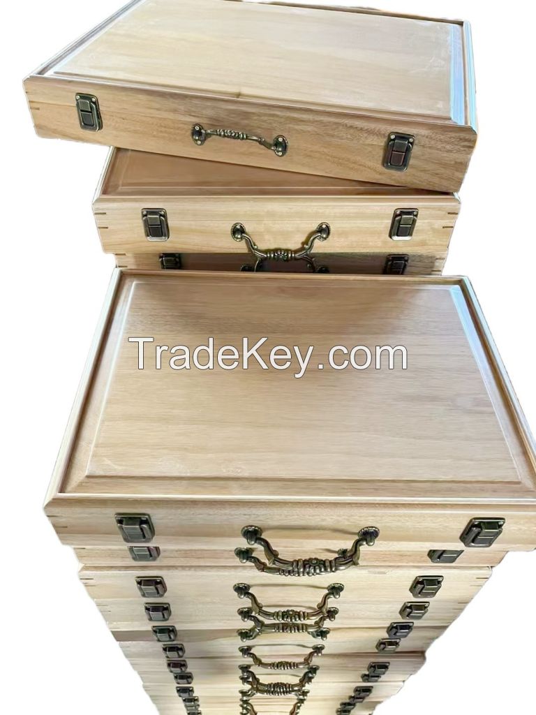 45*32*4.5cm Cinnamomum Camphora  Xuan Paper Brochure Wooden Box