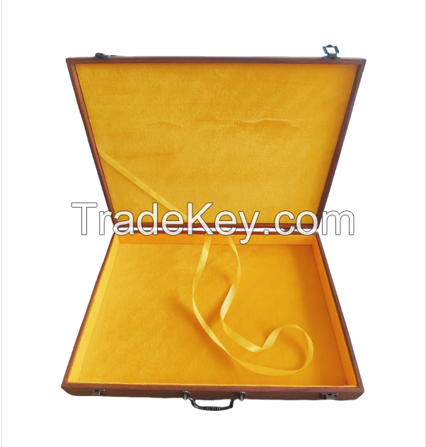 45*32*4.5cm  Xuan Paper Painting Calligraphy Brochure Rosewood Wooden Box Storage case