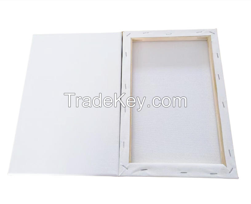 Rectangle 100%  Pure Cotton Linen Blended Oil Painting Frame Canvas Artwork Calligraphy 