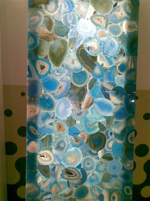 Blue Agate, semi-precious stone