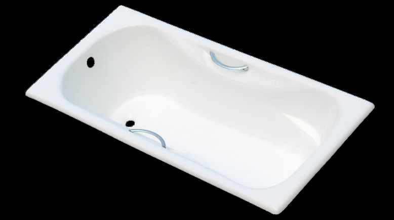 Built-in cast iron bathtub