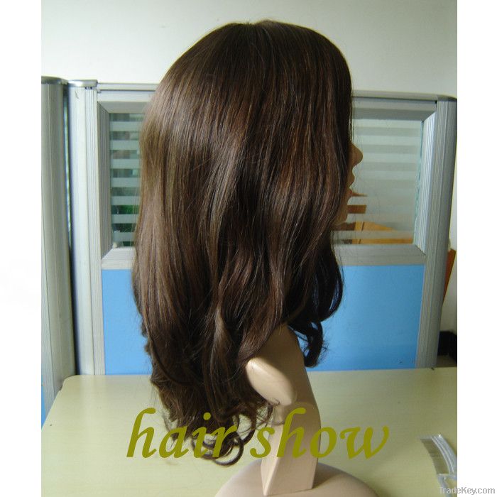 Natrual Hairline European hair Silk top wigs