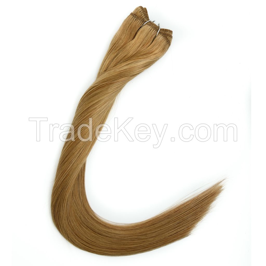 natural human hair weft