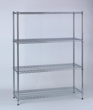 Stainless steel wire shelving