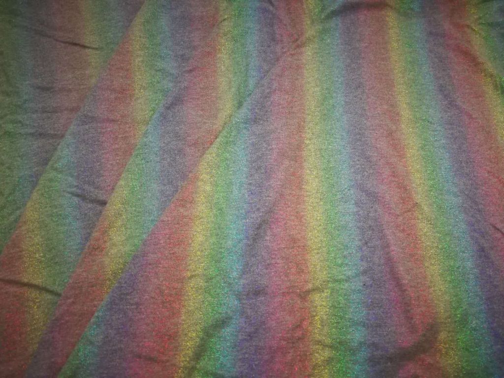 Iridescence Foil, Rainbow Glitter, Single Jersey