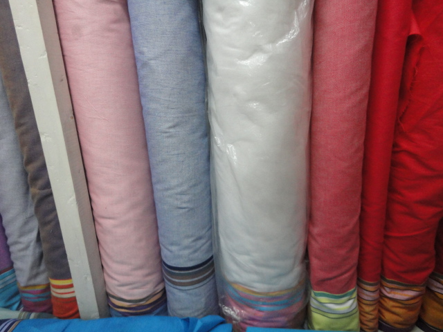 Cotton kikoy rolls from Kenya, East Africa