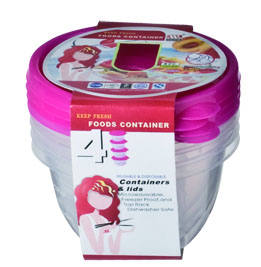 Plastic food container