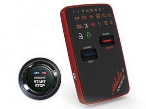 Car alarm security with smart key system  2 way communication 