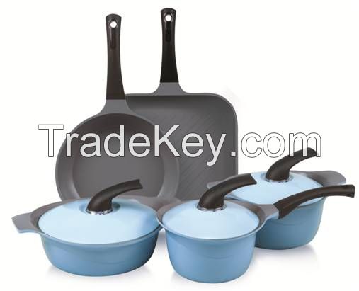 Cast Aluminum Ceramic Coating Cookware