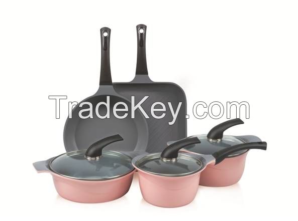 Cast Aluminum Ceramic Coating Cookware