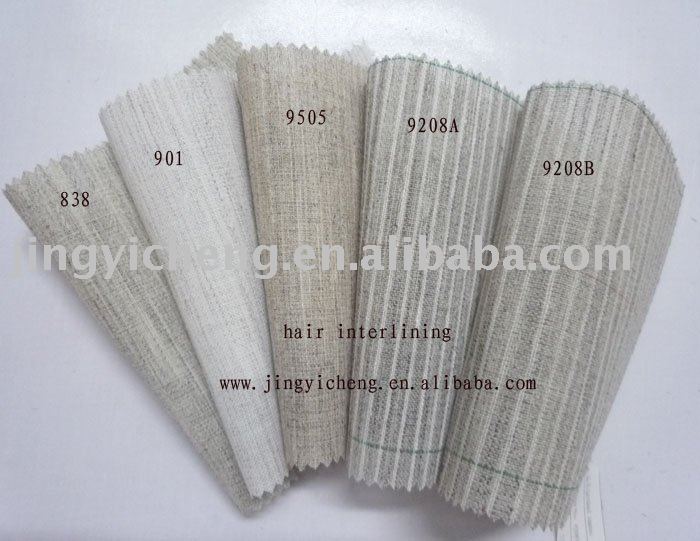 hair interlining suit lining