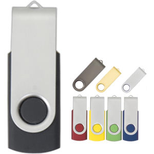 cheapest usb stick swivel model logo printing