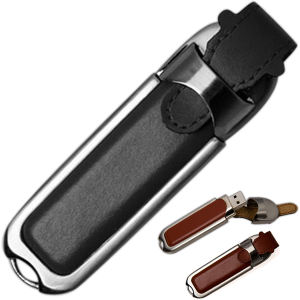 leather usb flash drive OEM logo free shipping