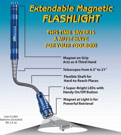 Telescopic Aluminum Flashlight