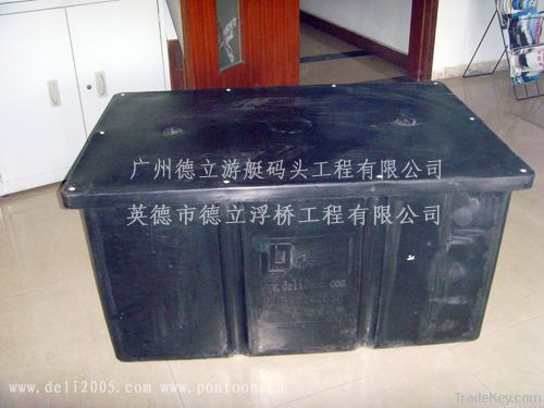 Plastic pontoon box, float plastic box, dock float body, PE box